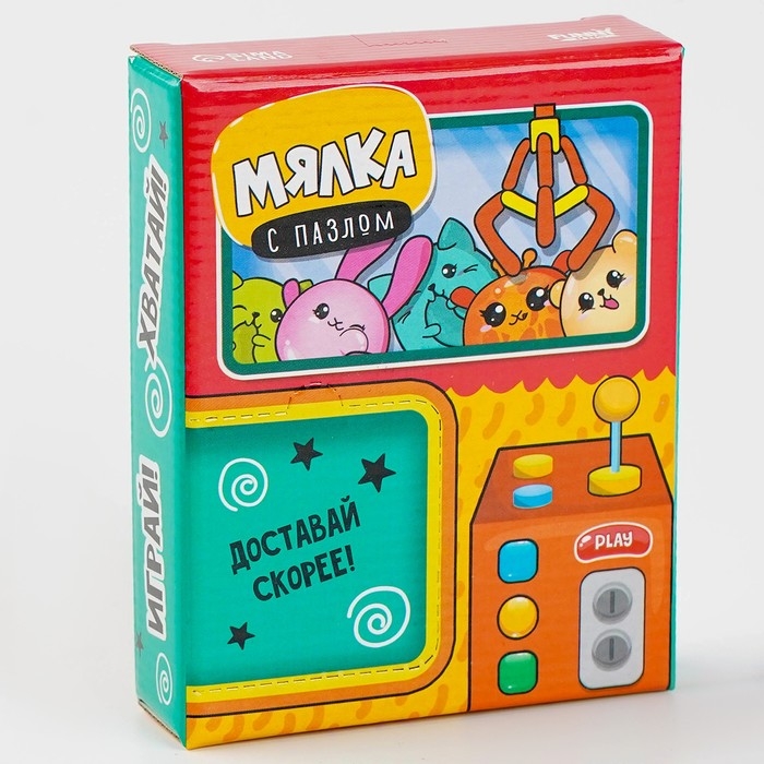 Антистресс сквиш мялка с пазлом &laquo;Зверята&raquo;