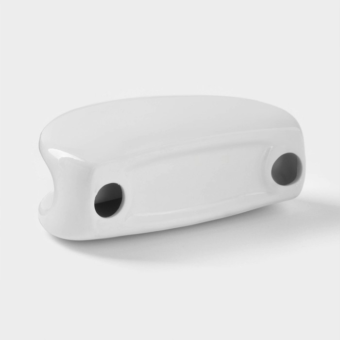 Салфетница керамическая &laquo;Классика&raquo;, 12&times;4,5&times;7 см, цвет белый