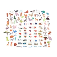 Игра-конструктор &laquo;Карта мира&raquo;, 126 деталей