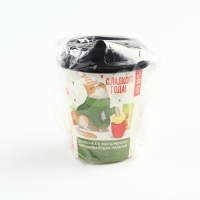 Шоколадная бомбочка с маршмеллоу в стакане &laquo;Сладкого года&raquo;, 35 г.