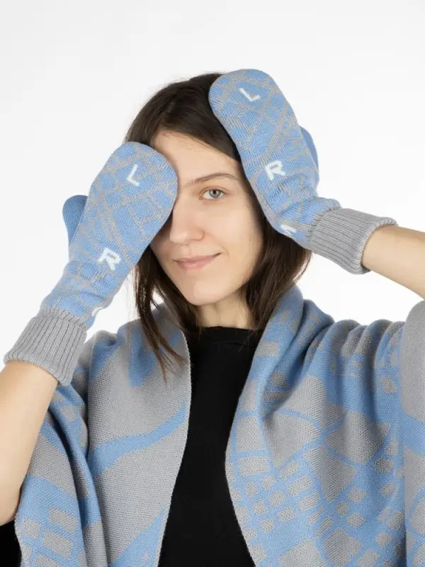 Варежки Joyful на заказ, полушерсть Варежки Joyful на заказ, полушерсть