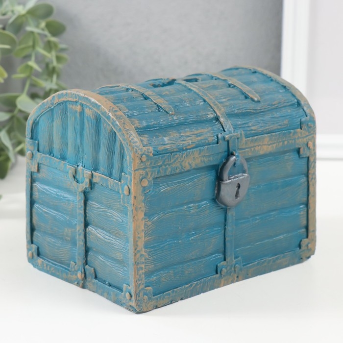 Копилка "СУНДУК " 11 х 14 х 10,5 см.