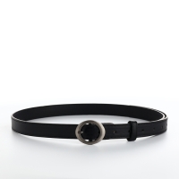 Ремень женский, ширина 2 см, пряжка металл, цвет чёрный Ремень женский, ширина 2 см, пряжка металл, цвет чёрный