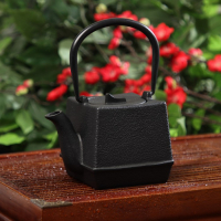 Чайник для плиты Доляна «Бокей. Этно», 700 мл, с ситом, чугун, с эмалированным покрытием, индукция, цвет чёрный Чайник для плиты Доляна «Бокей. Этно», 700 мл, с ситом, чугун, с эмалированным покрытием, индукция, цвет чёрный