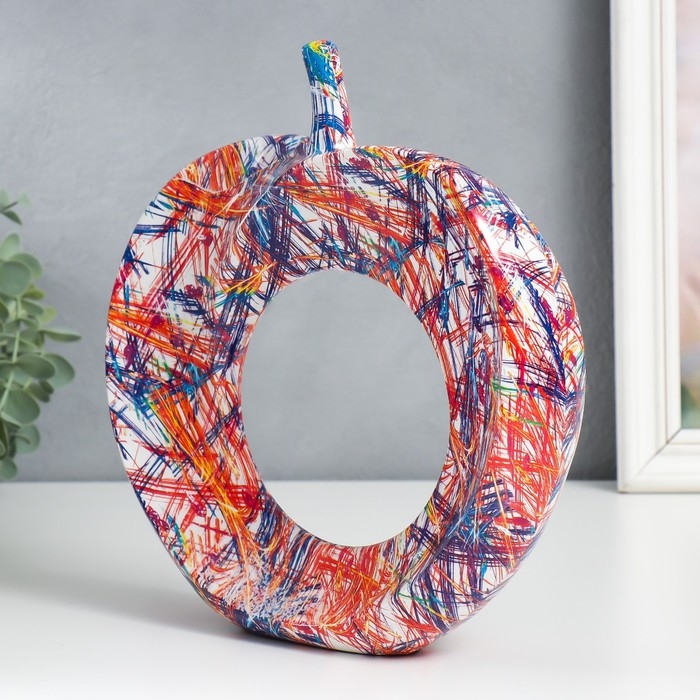 Сувенир полистоун Сувенир полистоун "Яблоко. Цветные карандаши" 6,5х25х26 см