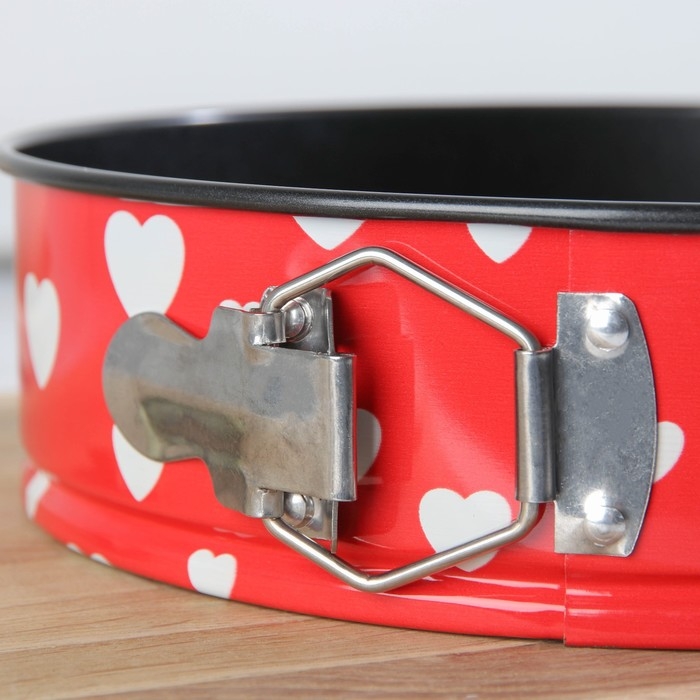 Форма для выпечки Доляна «Флорсет», 24×6,5 см, съёмное дно, антипригарное покрытие, рисунок МИКС Форма для выпечки Доляна «Флорсет», 24×6,5 см, съёмное дно, антипригарное покрытие, рисунок МИКС