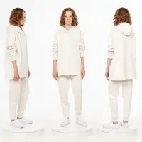 Худи унисекс H1, молочно-белое, размер XL/XXL