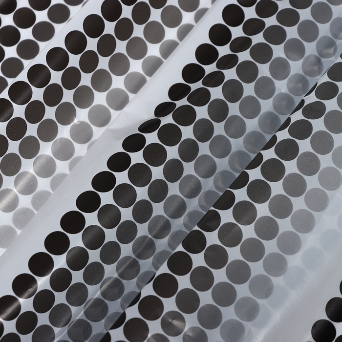 Штора для ванной комнаты «Ритм», 180×180 см, цвет белый-черный Штора для ванной комнаты «Ритм», 180×180 см, цвет белый-черный