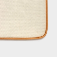 Коврики для ванной и туалета Доляна &laquo;Камни&raquo;, объёмные, 2 шт: 40&times;50, 50&times;80 см, цвет бежевый