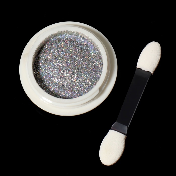 Втирка для ногтей, с аппликатором, цвет голография Втирка для ногтей, с аппликатором, цвет голография