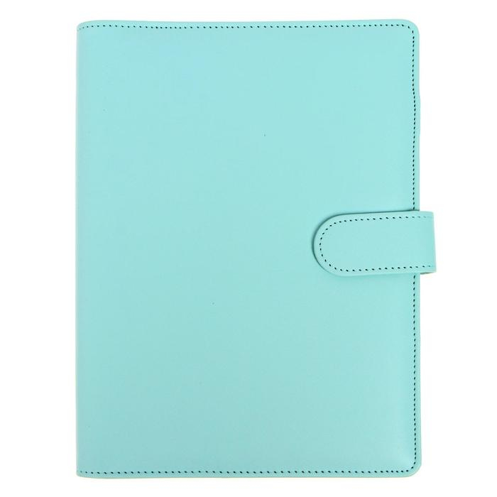 Органайзер "Пастель" А5, с хлястиком, 92 листа в линейку, обложка ПВХ, МИКС