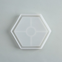 Набор для создания поддона из гипса с сухоцветами &laquo;Шестиугольник&raquo;