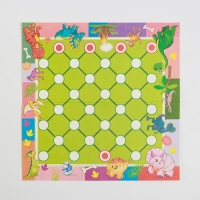 Настольные игры 2 в 1 "Диношашки": шашки, хищники и травоядные, d-2.2 см, 31.2 х 31.2 см Настольные игры 2 в 1 "Диношашки": шашки, хищники и травоядные, d-2.2 см, 31.2 х 31.2 см