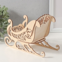 Шкатулка-сани "Узорчатые санки" 21х9х16,5 см (набор 5 деталей) Шкатулка-сани "Узорчатые санки" 21х9х16,5 см (набор 5 деталей)