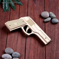 Сувенир деревянный пистолет резинкострел, стреляет резинками Сувенир деревянный пистолет резинкострел, стреляет резинками
