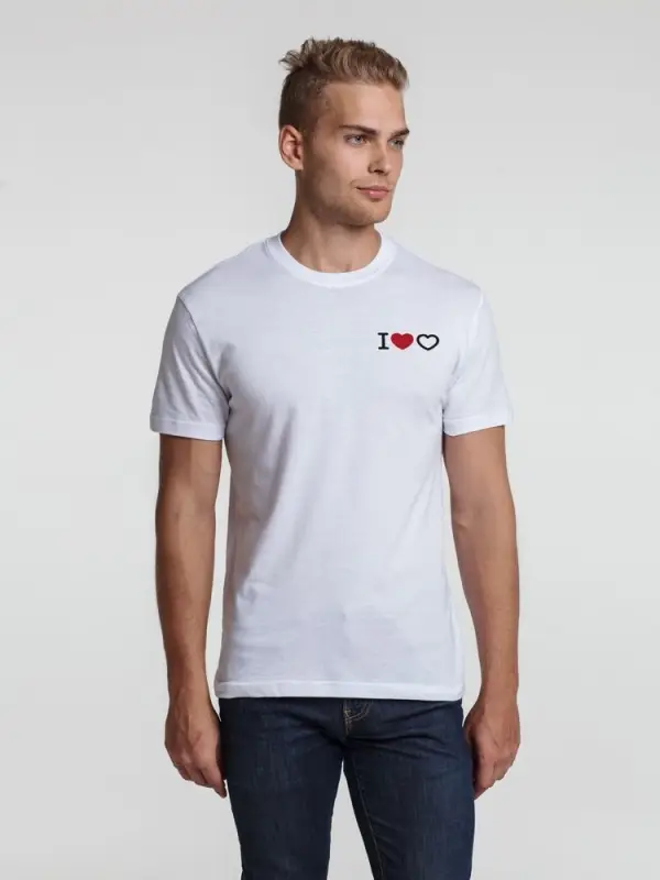 Футболка &laquo;Люблю любовь&raquo;, белая, размер S