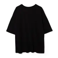 Футболка унисекс оверсайз Crosstown, черная, размер M