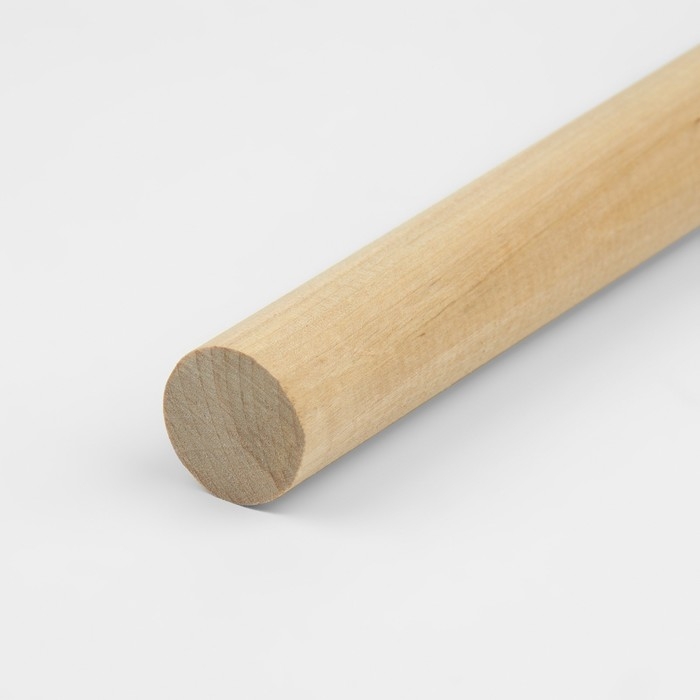 Палка-основа для макраме деревянная, без покрытия, d = 2,2 &times; 40 см