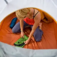 Надувной коврик Static V Recon, зеленый