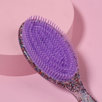 Расчёска массажная, 5,5 &times; 17,5 см, цвет МИКС