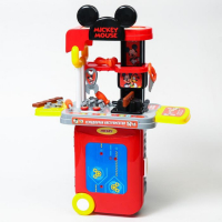 Набор строителя с инструментами в чемодане игровой "Модуль", Микки Маус Набор строителя с инструментами в чемодане игровой "Модуль", Микки Маус