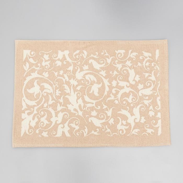 Коврик для ванной SAVANNA &laquo;Вей&raquo;, 60&times;90 см, цвет коричневый