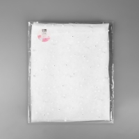 Сетка с бусинами, 150 см, 1 &plusmn; 0,2 м, цвет белый