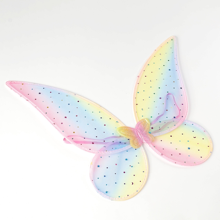 Карнавальные крылья "Бабочка", цвет радужный