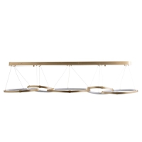 Светильник BayerLux "Ринго" 5хLED 120Вт 4000К золото 140х50х100 см