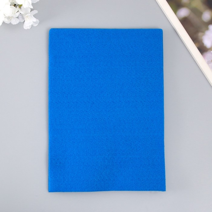 Набор мягкого фетра Набор мягкого фетра "Астра" (3 шт) синий, 3 мм, 400 гр. 20х30 см