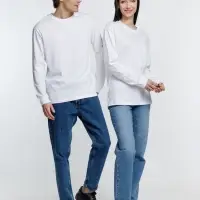 Футболка унисекс с длинным рукавом Pioneer LSL, белая, размер 4XL