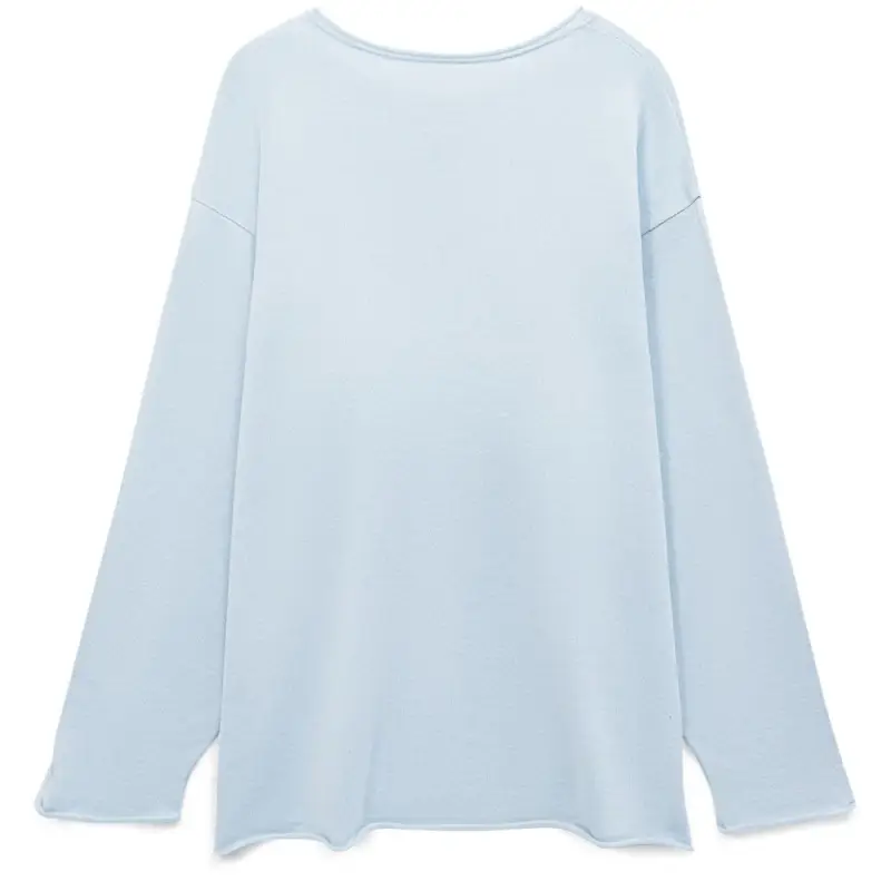 Лонгслив унисекс Siluetti Fuori, светло-голубой, размер S/M Лонгслив унисекс Siluetti Fuori, светло-голубой, размер S/M