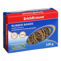 Банковская резинка, 100 г, ErichKrause, диаметр 40/60 мм, длина 60/100 мм, 100% каучук, в коробке-деспенсере, натуральный цвет Банковская резинка, 100 г, ErichKrause, диаметр 40/60 мм, длина 60/100 мм, 100% каучук, в коробке-деспенсере, натуральный цвет