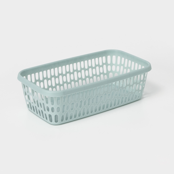 Корзина для хранения, 24×14×7 см, цвет МИКС Корзина для хранения, 24×14×7 см, цвет МИКС