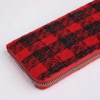Кошелёк женский на молнии, цвет красный Кошелёк женский на молнии, цвет красный