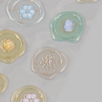 Наклейки для творчества пластик "Лёгкие богатства" 9,3х20,4 см