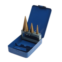 Набор сверл ступенчатых ТУНДРА, HSS, TiN, трехгр. хвост., 4-12 мм, 4-20 мм, 4-32 мм, 3 шт. Набор сверл ступенчатых ТУНДРА, HSS, TiN, трехгр. хвост., 4-12 мм, 4-20 мм, 4-32 мм, 3 шт.