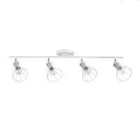 Светильник "Бостон" 4х60Вт Е14 белый/хром Светильник "Бостон" 4х60Вт Е14 белый/хром