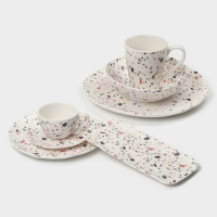 Набор тарелок десертных фафрфоровых Magistro Terazzo, d=18,5 см, 2 шт Набор тарелок десертных фафрфоровых Magistro Terazzo, d=18,5 см, 2 шт