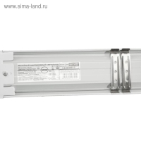 Cветильник линейный светодиодный Ecola, 36 Вт, 6500 К, 220 В, IP20, 1200х75х25 мм