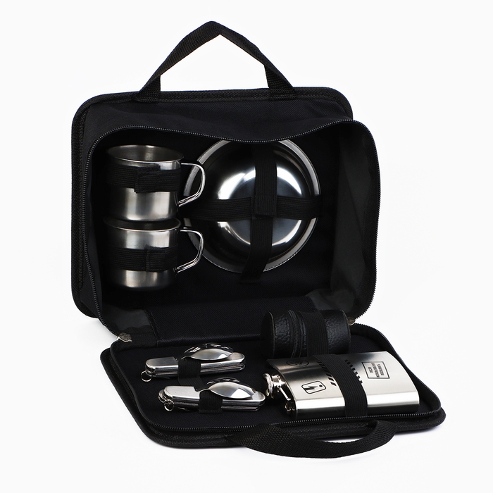 Набор посуды для пикника туристический &laquo;Стратегический запас&raquo;, 8 предметов