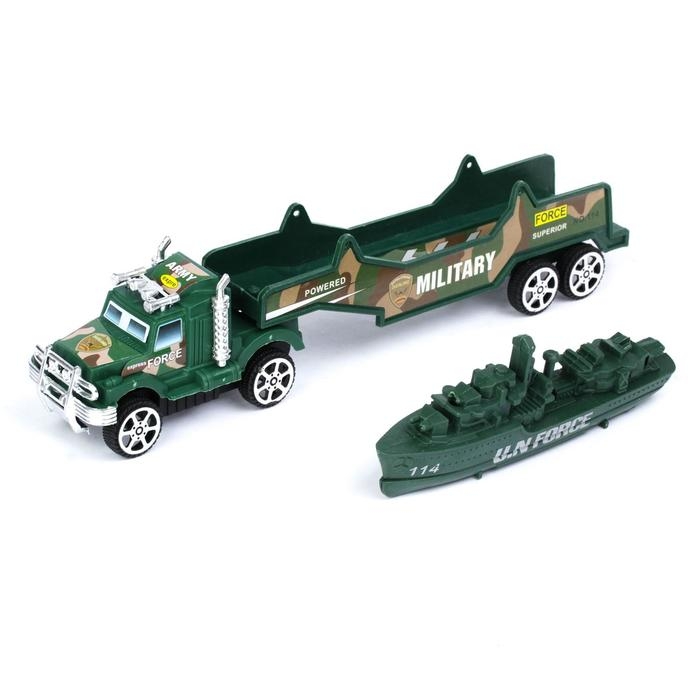 Грузовик инерционый «Военный», цвета МИКС Грузовик инерционый «Военный», цвета МИКС