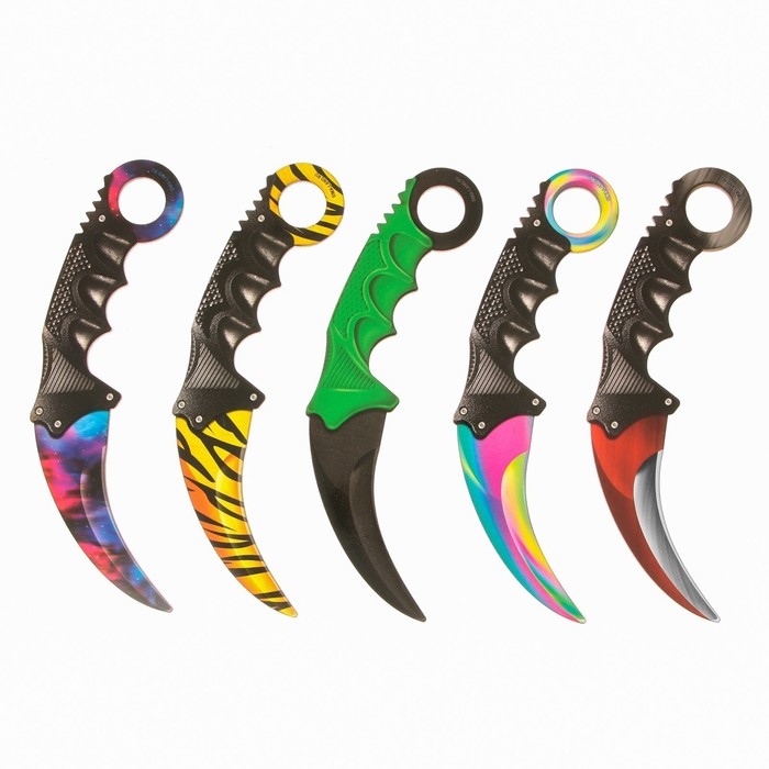 Деревянное оружие, детское сувенирное &laquo;Керамбит 1&raquo;, МИКС, 6,3 х 19 см