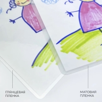 Пленка для ламинирования A6 111х154 мм, 75 мкм, 100 штук, глянцевые, Гелеос