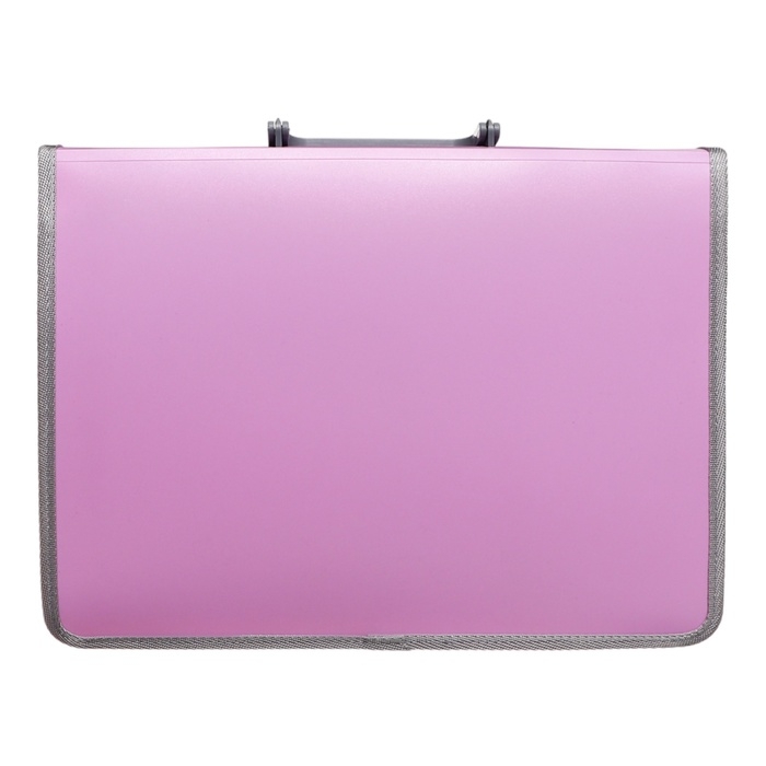 Папка-портфель А4, 600 мкм, ErichKrause "Matt Pastel Bloom", с текстильной вставкой, микс