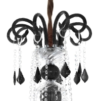 Люстра "Карина" 8хЕ14 40Вт черный 75х75х100-130см BayerLux Люстра "Карина" 8хЕ14 40Вт черный 75х75х100-130см BayerLux