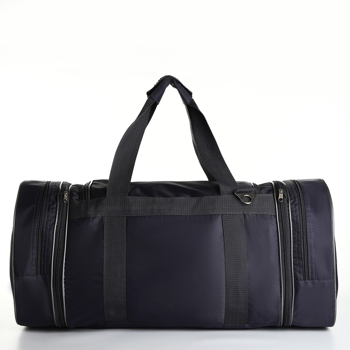 Сумка дорожная на молнии, с увеличением, 4 наружных кармана, длинный ремень, цвет серый Сумка дорожная на молнии, с увеличением, 4 наружных кармана, длинный ремень, цвет серый