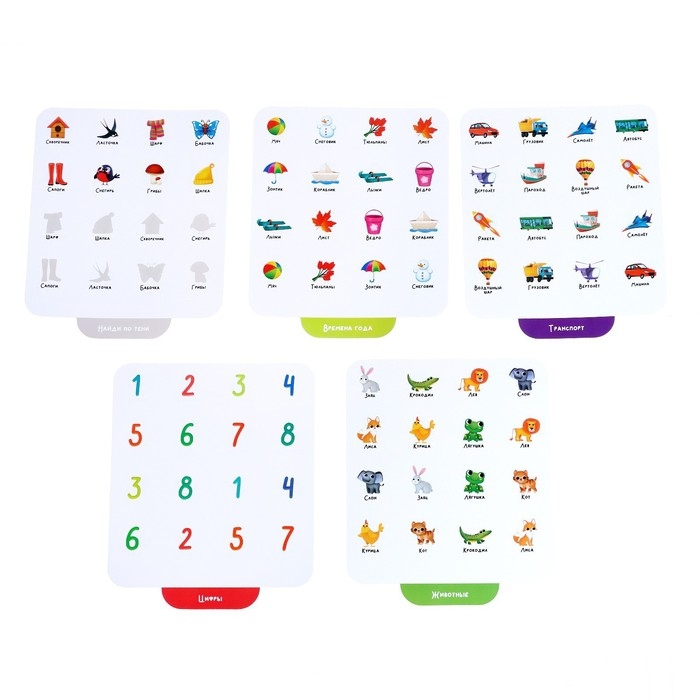 Развивающий набор &laquo;Мемори-рыбалка&raquo;, магнитная рыбалка, 2 удочки, игровая основа, карточки