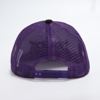 Кепка мужская с прямым козырьком Demon, цвет чёрный, сетка, р-р 56