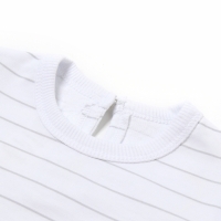 Лонгслив детский MINAKU: Basic Line BABY, цвет белый/светло-серый, рост 68-74